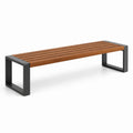 Panca da Esterno in Legno e Metallo 180x40x45cm